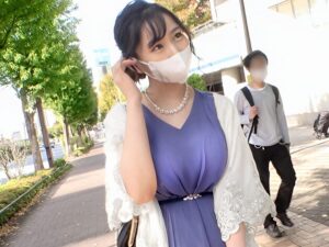 素人ナンパ「結婚式帰りのMカップ」押しに弱い爆乳が電マで崩壊寸前01
